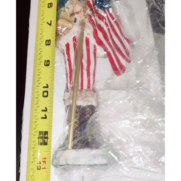 Lenox 2002 Pencil Santa Star Spangled Santa Patriotic Uncle Sam American Flag - Picture 10 of 14